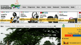 What Bandungtourism.com website looked like in 2018 (6 years ago)