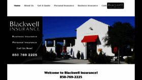 What Blackwellinsurance.net website looked like in 2018 (6 years ago)