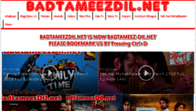What Badtameez-dil.net website looked like in 2018 (6 years ago)