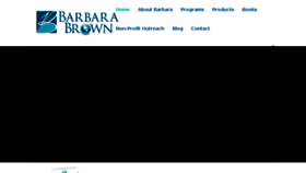 What Barbarabrown.com website looked like in 2018 (6 years ago)