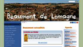 What Beaumont-de-lomagne.fr website looked like in 2018 (6 years ago)