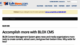What Bloxcms.com website looked like in 2018 (6 years ago)