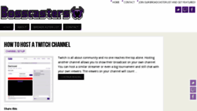 What Bosscasters.com website looked like in 2018 (6 years ago)
