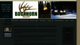 What Buckhornresort.com website looked like in 2018 (6 years ago)