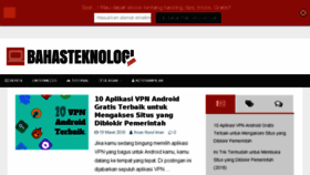 What Bahasteknologi.com website looked like in 2018 (6 years ago)