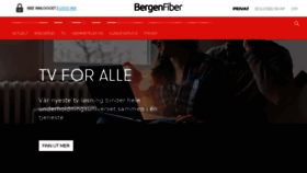 What Bergenfiber.no website looked like in 2018 (6 years ago)