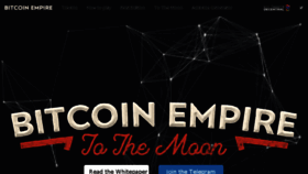 What Bitcoin-empire.io website looked like in 2018 (7 years ago)