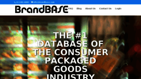 What Brandbase.com website looked like in 2018 (6 years ago)