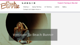 What Beachbunnietanning.com website looked like in 2018 (6 years ago)