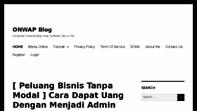 What Bloggermuntilan.com website looked like in 2018 (6 years ago)