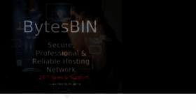 What Bytesbin.com website looked like in 2018 (7 years ago)