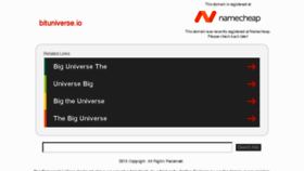 What Bituniverse.io website looked like in 2018 (6 years ago)