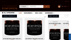 What Bioayurveda.in website looked like in 2018 (6 years ago)