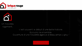 What Brique-rouge.fr website looked like in 2018 (6 years ago)