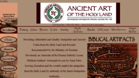 What Biblicalartifacts.com website looked like in 2018 (6 years ago)