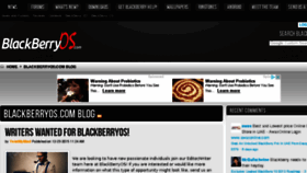 What Blackberryos.com website looked like in 2018 (6 years ago)
