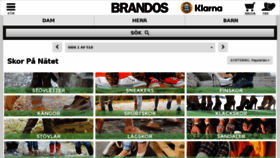 What Brandos.se website looked like in 2018 (6 years ago)