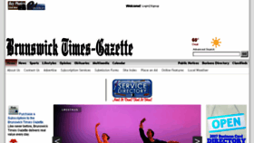 What Brunswicktimes-gazette.com website looked like in 2018 (6 years ago)
