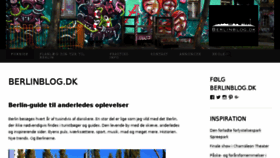 What Berlinblog.dk website looked like in 2018 (6 years ago)