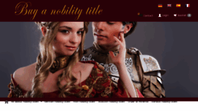 What Buy-nobility-titles.com website looked like in 2018 (6 years ago)