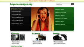 What Beyonceimages.org website looked like in 2018 (6 years ago)