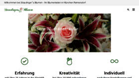 What Blumen-staudinger.de website looked like in 2018 (6 years ago)