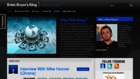What Boyerblog.com website looked like in 2011 (14 years ago)