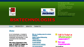 What Bsktechnologies.com website looked like in 2018 (6 years ago)