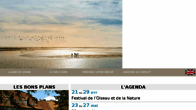 What Baiedesomme.fr website looked like in 2018 (6 years ago)
