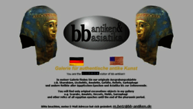 What Bb-antiken.de website looked like in 2018 (6 years ago)
