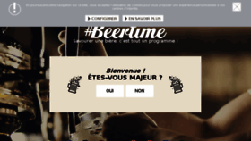 What Beertime.fr website looked like in 2018 (6 years ago)