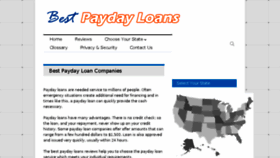 What Bestpaydayloans.info website looked like in 2018 (6 years ago)