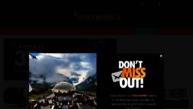 What Bikeworld.ie website looked like in 2018 (7 years ago)