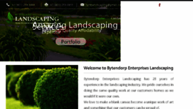 What Bytendorpenterpriseslandscaping.us website looked like in 2018 (6 years ago)