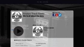 What Beatentrackradio.com website looked like in 2018 (6 years ago)
