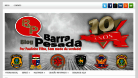 What Blogbarrapesada.com website looked like in 2018 (6 years ago)