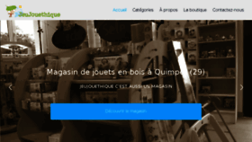 What Blog.jeujouethique.com website looked like in 2018 (6 years ago)