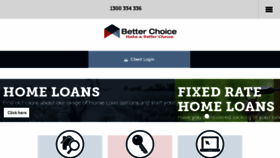 What Betterchoice.com.au website looked like in 2018 (7 years ago)