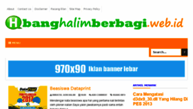 What Banghalimberbagi.web.id website looked like in 2018 (6 years ago)