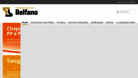 What Belfano.com.br website looked like in 2018 (6 years ago)