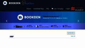 What Bookden.in website looked like in 2018 (6 years ago)