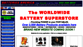 What Batteriesamerica.com website looked like in 2018 (6 years ago)