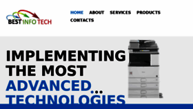 What Bestinfotech.co.in website looked like in 2018 (7 years ago)