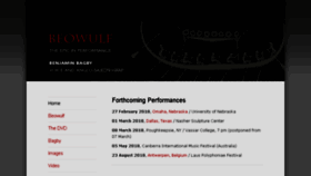 What Bagbybeowulf.com website looked like in 2018 (6 years ago)