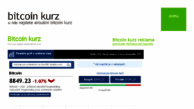 What Bitcoin-kurz.cz website looked like in 2018 (6 years ago)