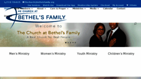What Bethelsfamily.org website looked like in 2018 (6 years ago)
