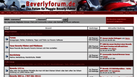 What Beverlyforum.de website looked like in 2018 (6 years ago)