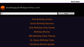 What Besthappybirthdaywishes.com website looked like in 2018 (6 years ago)