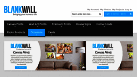 What Blankwall.com.au website looked like in 2018 (6 years ago)