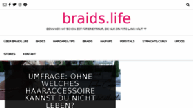 What Braids.life website looked like in 2018 (6 years ago)